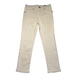 Crewcuts by J.Crew‎ Kids Girls White Skinny Adjustable Waistband Jeans Size 6